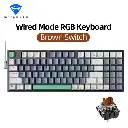 MACHENIKE Teclado Mecanico USB K500 94 Teclas Switch Cafe RGB Gaming