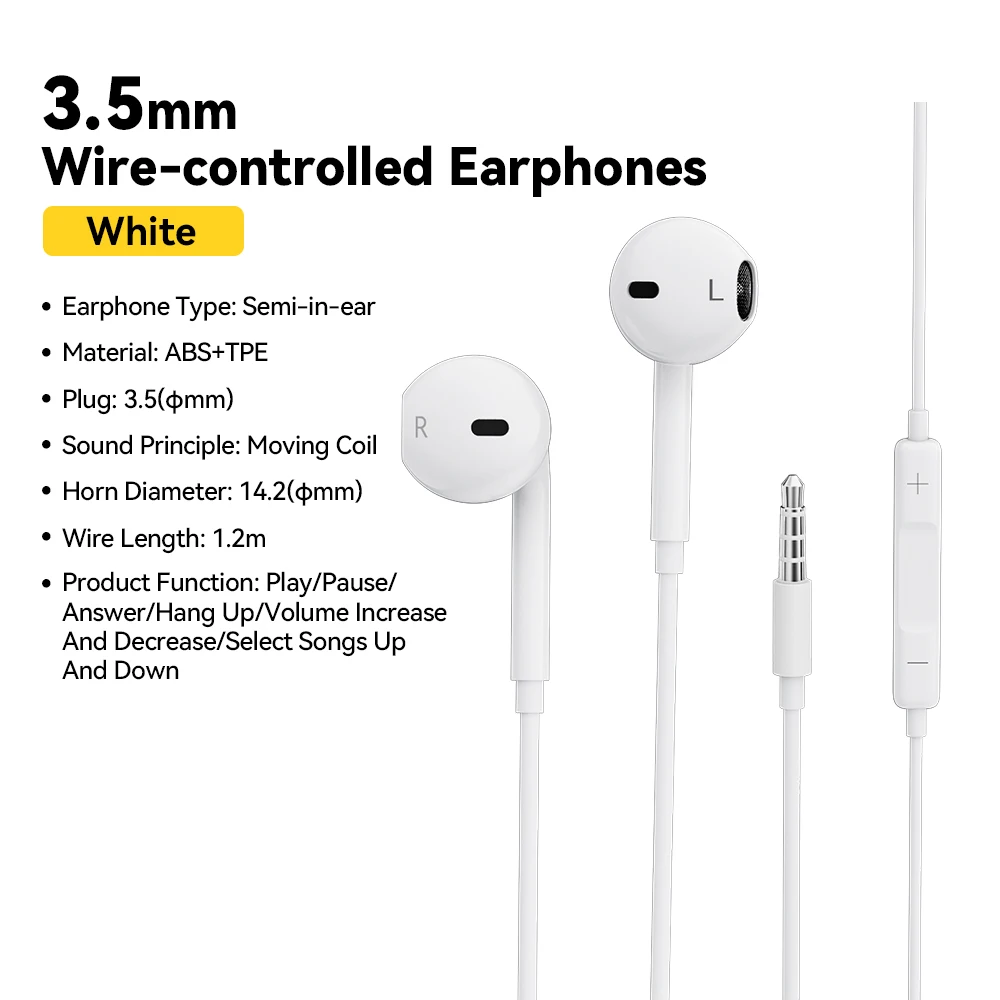 ESSAGER Manos Libres In Ear Jack 3.5mm
