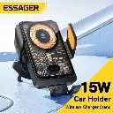 ESSAGER Soporte para Vehiculo Carga Inalam. 15w Qi