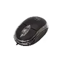 Mouse Unno Tekno Trans, Optico, USB, 800dpi, Transparente iluminado /MS6501BK