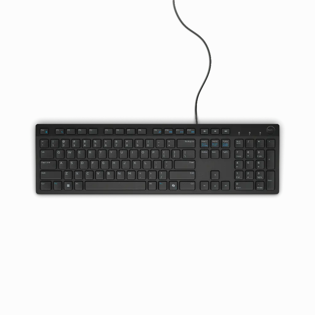 Teclado USB Dell KB216-B Español Black KB212/216