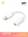 D8 Adaptador Lightning a Jack 3.5mm MFI para Iphone