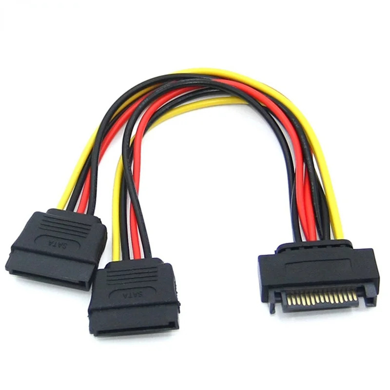 Cable Divisor Sata 15Pines a 2 Sata