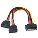 Cable Divisor Sata 15Pines a 2 Sata