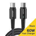 ESSAGER Cable Tipo-C a Tipo-C 60W 1M PD QC 4.0 3.0