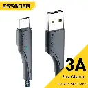 ESSAGER Cable USB Tipo-C 1M 2.4A Carga Rapida/Datos LED