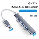 HUB Tipo-C 1 a 4 Puertos USB