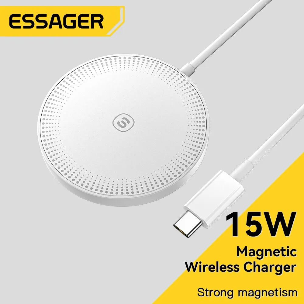 ESSAGER Cargador Inalambrico 15W Magnetico