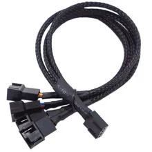 Cable Splitter PWN para Ventiladores 4 Pines (1 a 4)